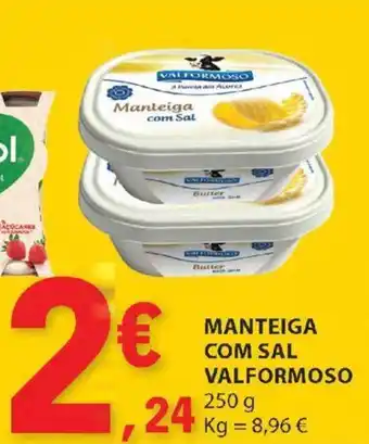 E.Leclerc MANTEIGA COM SAL VALFORMOSO 250g promoção