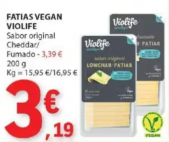 E.Leclerc FATIAS VEGAN VIOLIFE 200g promoção