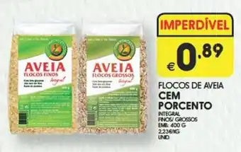 Meu Super FLOCOS DE AVEIA CEM PORCENTO promoção