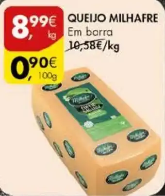 Pingo Doce QUEIJO MILHAFRE Em barra kg promoção