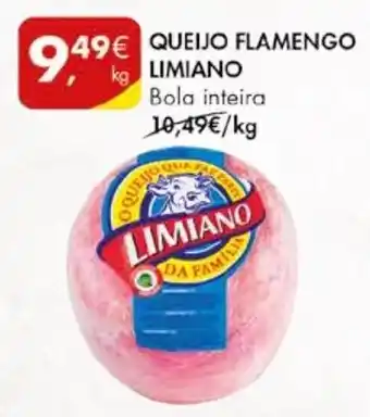 Pingo Doce QUEIJO FLAMENGO LIMIANO Bola inteira kg promoção