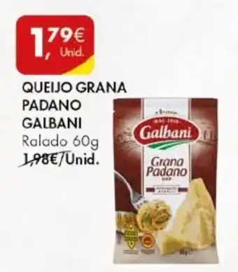 Pingo Doce QUEIJO GRANA PADANO GALBANI Ralado 60g promoção