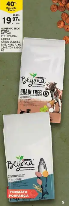 Alimento Seco P/ Cão Beyond 7.5kg/7kg