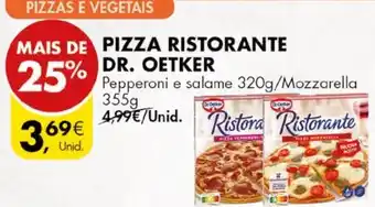 Pingo Doce PIZZA RISTORANTE DR. OETKER promoção