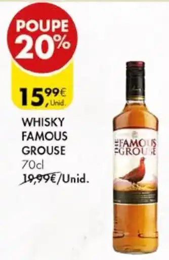 Pingo Doce WHISKY FAMOUS GROUSE 70cl promoção