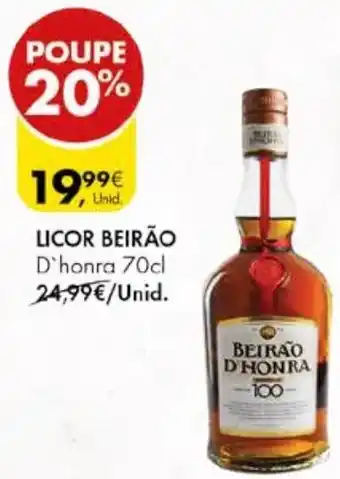 Pingo Doce LICOR BEIRÃO D'honra 70cl promoção