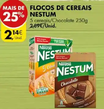 Pingo Doce FLOCOS DE CEREAIS NESTUM 5 cereais/Chocolate 250g promoção