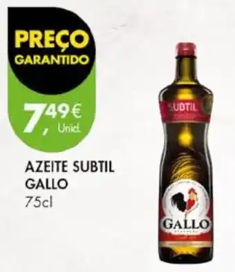 Pingo Doce AZEITE SUBTIL GALLO 75cl promoção