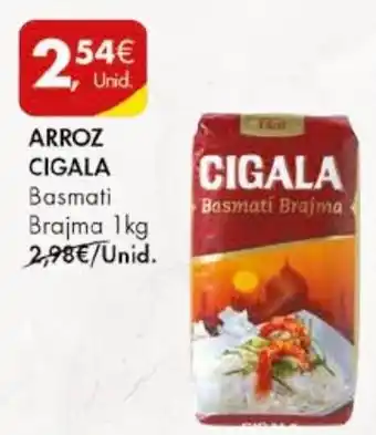 Pingo Doce ARROZ CIGALA Basmati Brajma 1kg promoção