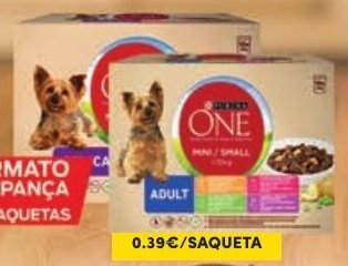 Continente Alimento Húmedo P/ Cão Purina One Mini 10x100g promoção