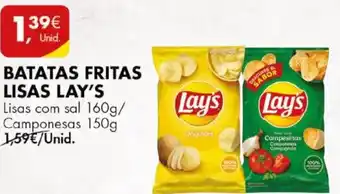 Pingo Doce BATATAS FRITAS LISAS LAY'S promoção