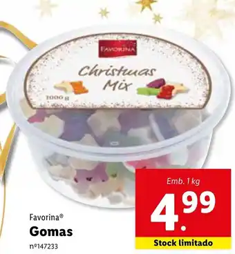 Favorina Gomas 1kg