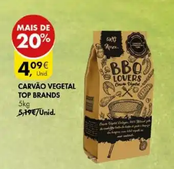 Pingo Doce CARVÃO VEGETAL TOP BRANDS 5kg promoção