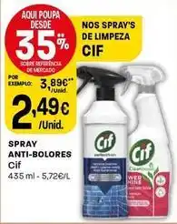 Intermarché Cif - spray anti-bolores promoção