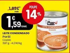 Intermarché Porsi - leite condensado promoção