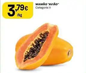 Intermarché Mamão avião promoção