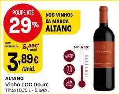 Intermarché Altano - vinho doc douro promoção