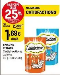 Intermarché Catisfaction - snacks p/gato promoção