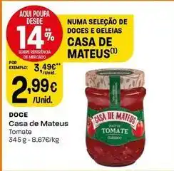 Casa de mateus - doce