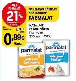 Intermarché Parmalat - nata uht p/culinária promoção