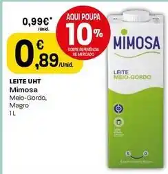 Intermarché Mimosa - leite uht promoção