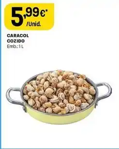 Intermarché Caracol cozido promoção