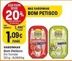 Intermarché Bom petisco - sardinhas promoção