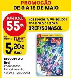Intermarché Bref - bloco p/ wc promoção