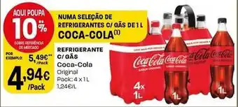 Intermarché Coca cola - refrigerantes c/ gās promoção