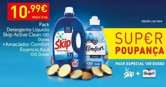 Recheio Pack Detergente Líquido Skip Active Clean 100 promoção