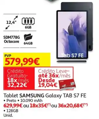 Tablet Samsung Galaxy Tab S7 FE 128GB