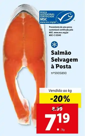 Lidl Ocean Sea Salmão Selvagem à Posta promoção