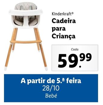 Lidl Kinderkraft Cadeira para Criança promoção