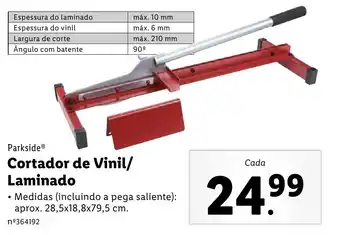 Lidl Parkside Cortador de Vinil/Laminado promoção