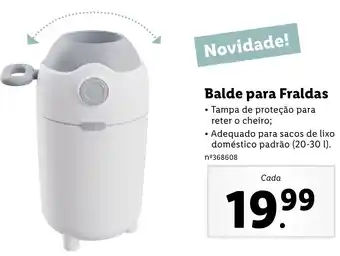 Lidl Balde para Fraldas 20-30L promoção