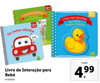 Lidl Livro de Interação para Bebé promoção