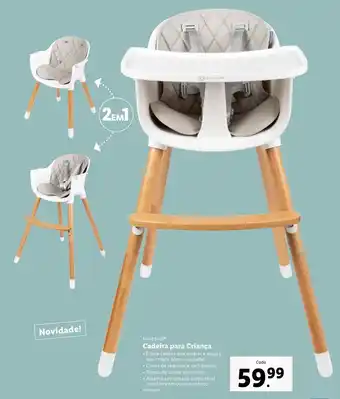 Lidl Kinderkraft Cadeira para Criança promoção
