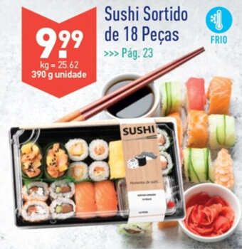 Sushi Sortido de 18 Peças 390g