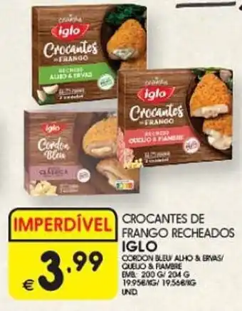 CROCANTES DE FRANGO RECHEADOS IGLO