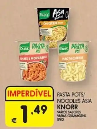 Meu Super PASTA POTS/ NOODLES ASIA KNORR promoção