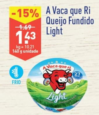 ALDI A Vaca que Ri Queijo Fundido Light 140g promoção