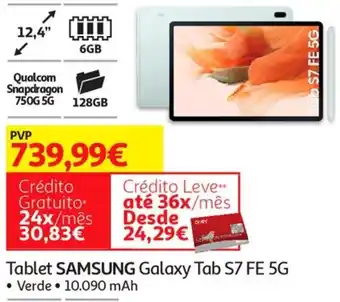 Samsung Tablet Galaxy Tab S7 FE 5G
