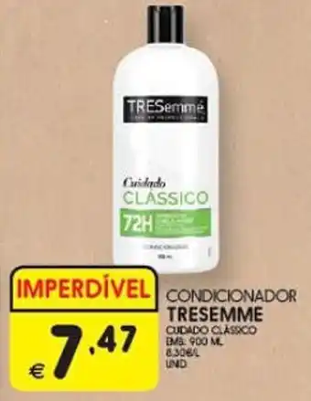 Meu Super CONDICIONADOR TRESEMME CUDADO CLASSICO EMS: 900 M. promoção