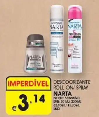 Meu Super DESODORIZANTE ROLL ON/ SPRAY NARTA promoção