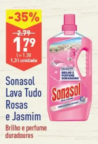 ALDI Sonasol Lava Tudo Rosas e Jasmin 1,3L promoção