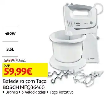 Auchan Bosch Batedeira com Taça MFQ36460 3,5L promoção