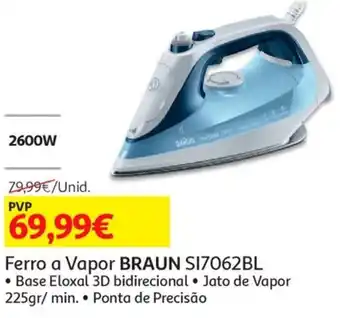 Ferro a Vapor Braun SI7062BL