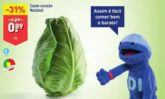 ALDI Couve-coração Nacional promoção