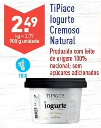 ALDI Ti Piace Iogurte Cremoso Natural 900g promoção