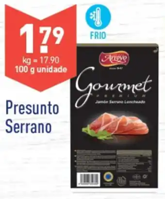 ALDI Presunto Serrano 100g promoção